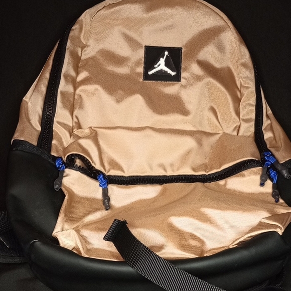Jordan Men's Backpack in Tan and Black - Picture 1 of 8